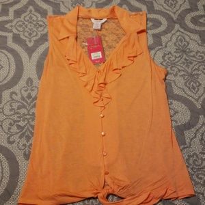 Candies lace back top